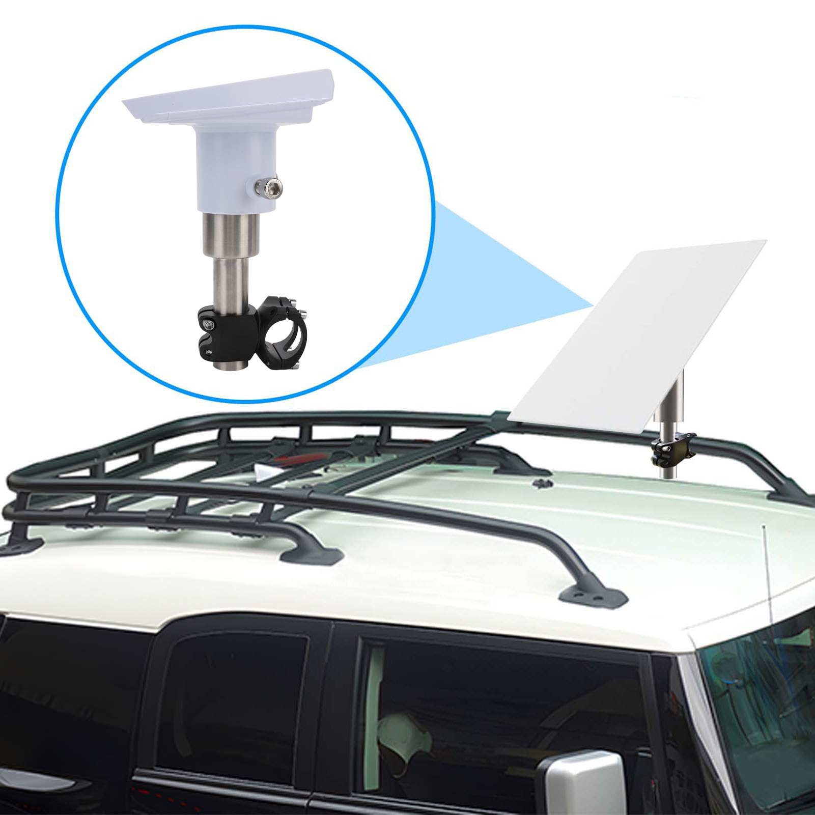 Adattatore per Tubo Gen 3, Supporto per Scala per Gen 3, Kit di Montaggio Regolabile per Parabola Standard V3 per Palo, Tetto, Yacht,