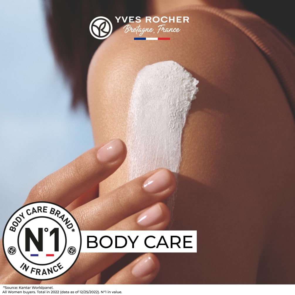 Yves Rocher Burro Whipped Body Repair da 250 ml, per pelli curate e nutrite, burro per il corpo di riparazione per pelli secche ed extra secche