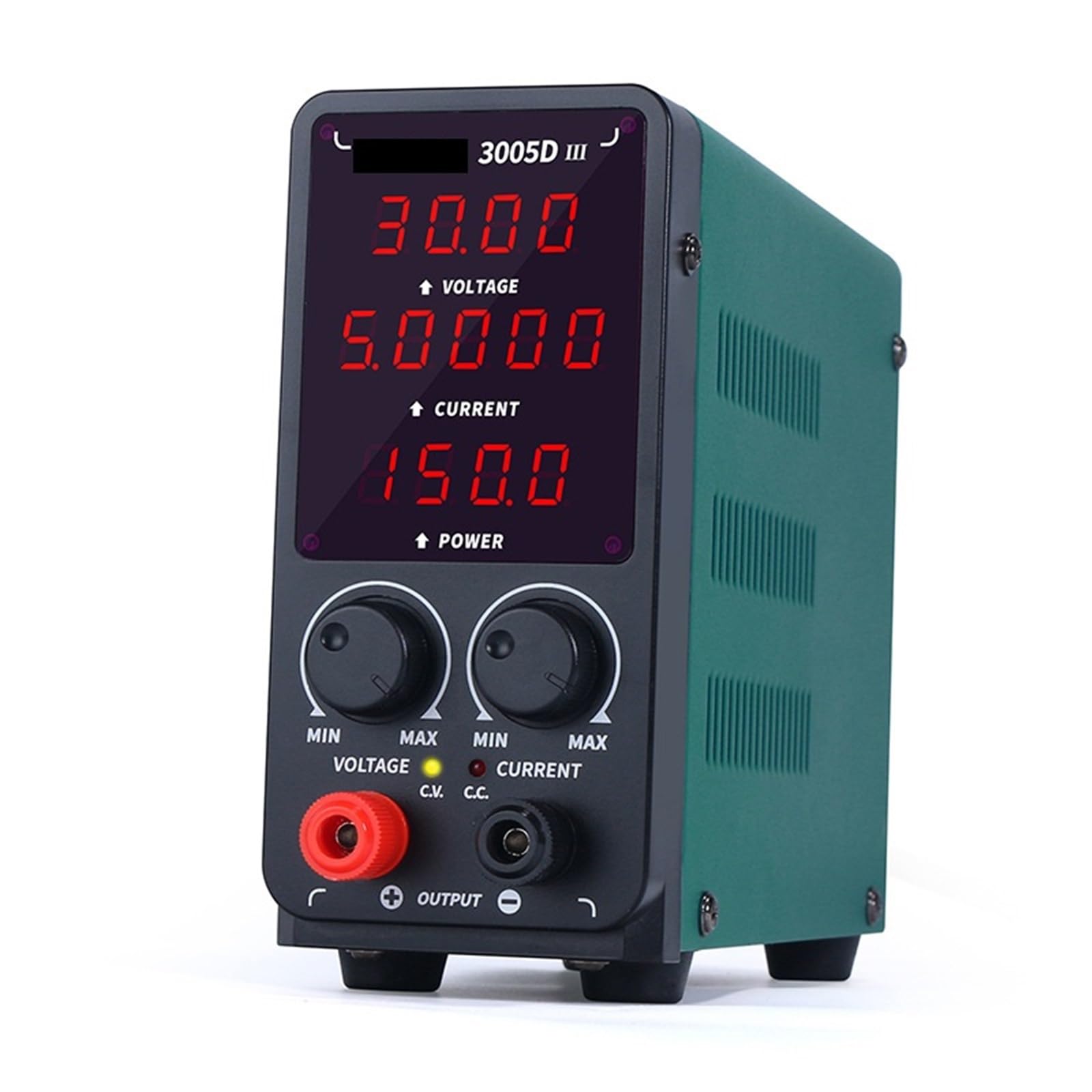 fuente de alimentación, Fuente de alimentación regulada CC alta precisión 30 V y 5 A con control temperatura inteligente(3005D III)