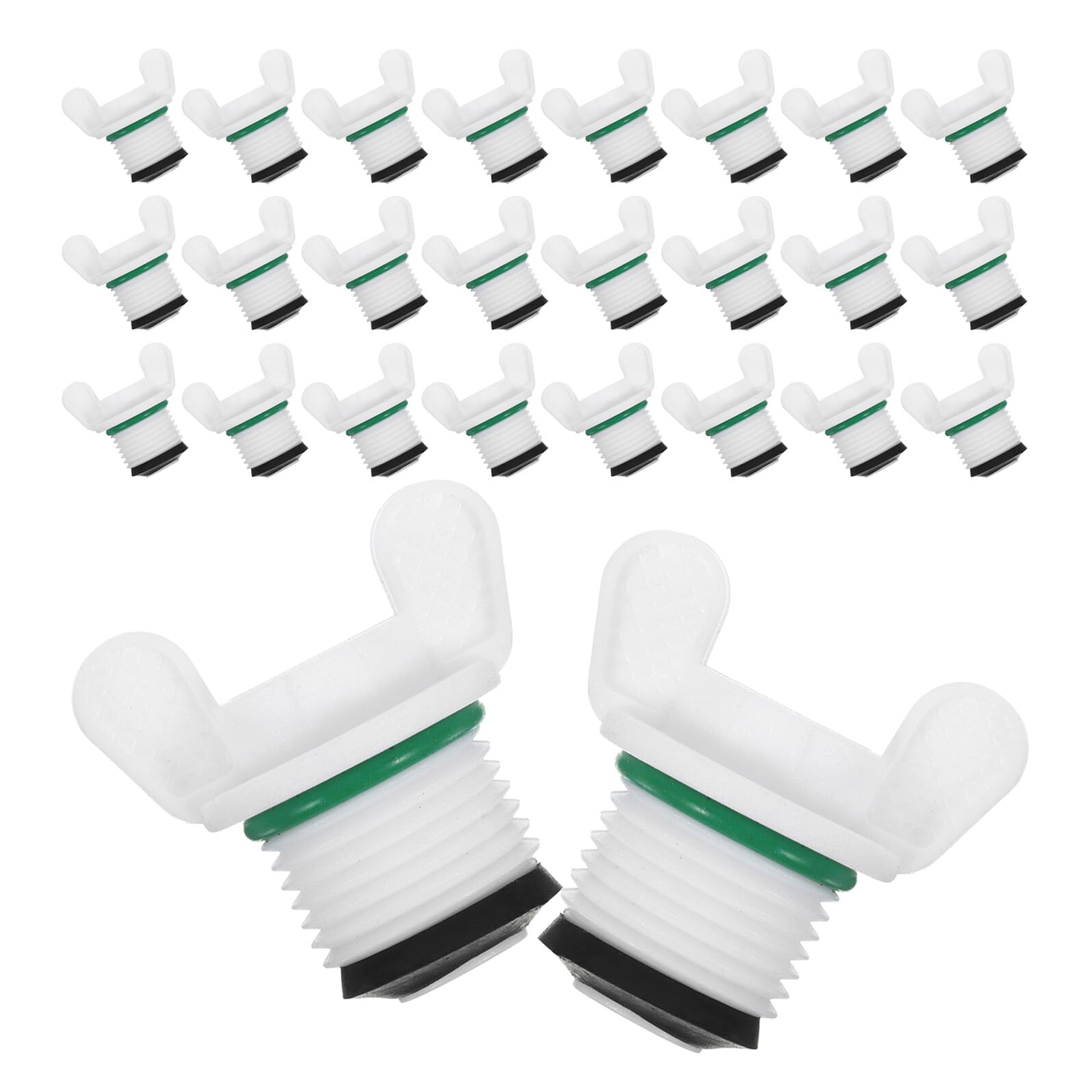 Bouchon de tuyau plastique robuste filetage 1/2 pour plomberie durable
