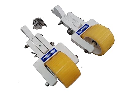VersaChock Retractable Dinghy Dolly Wheels, White