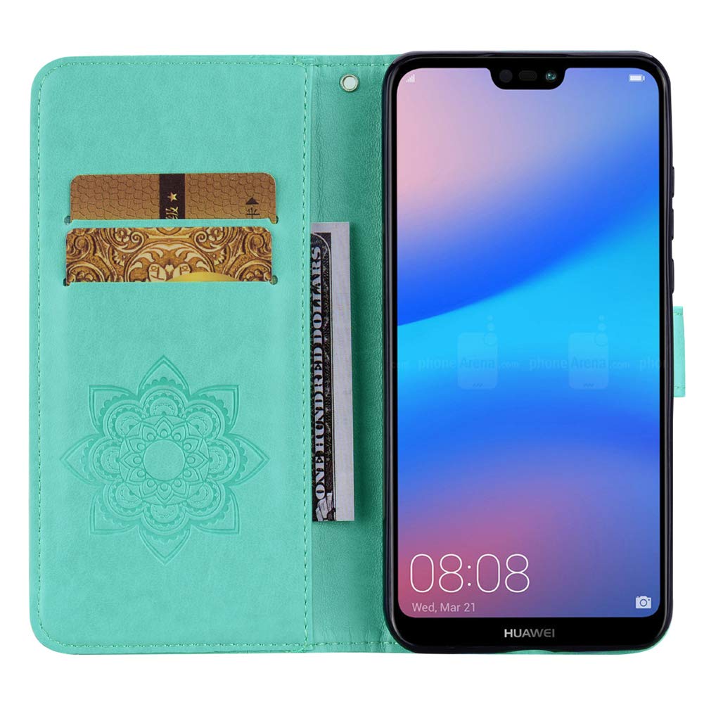 IMEIKONST Embossed Case For Huawei P30 Lite Étui Owl Glitter Sparkly