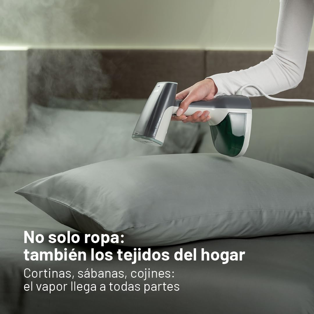 Imetec Steam Easy Comfort Plancha Vertical 1500 W, Vapor 25-30 g/min, Lista en 30 segundos, Depósito de 250 ml, Ligera, Plancha Vertical, Cómoda incluso de viaje
