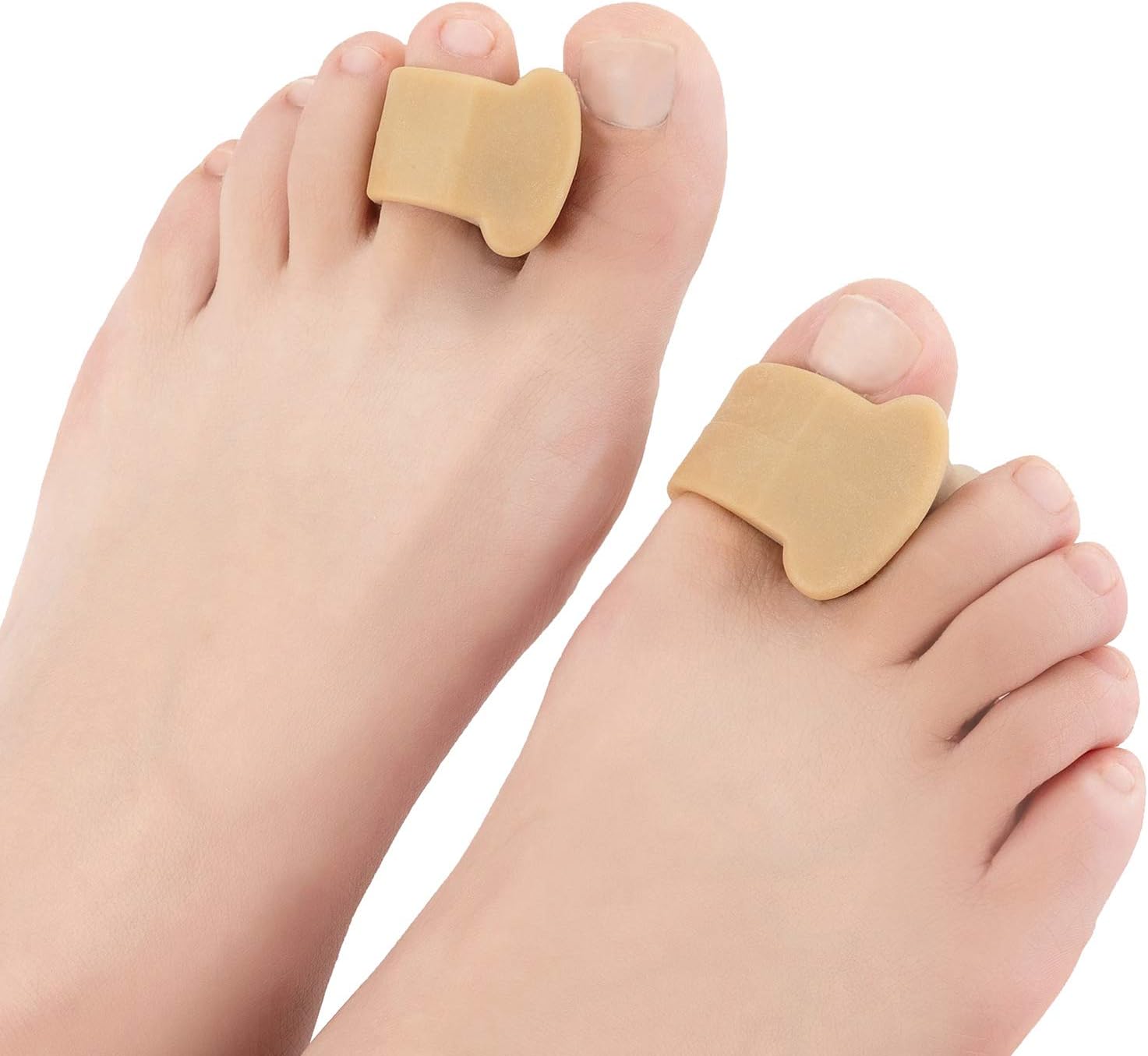 8 Gel Toe Separators Straighten Overlapping Toes, Correct Crooked