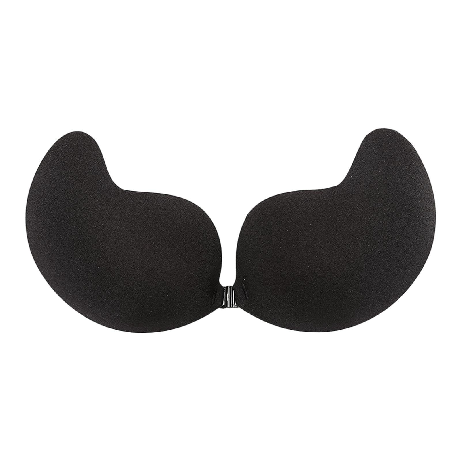 nivaa Backless Sticky Bra Women Push up Silicone Bra for All Backless Dress Events Black C-picture-29