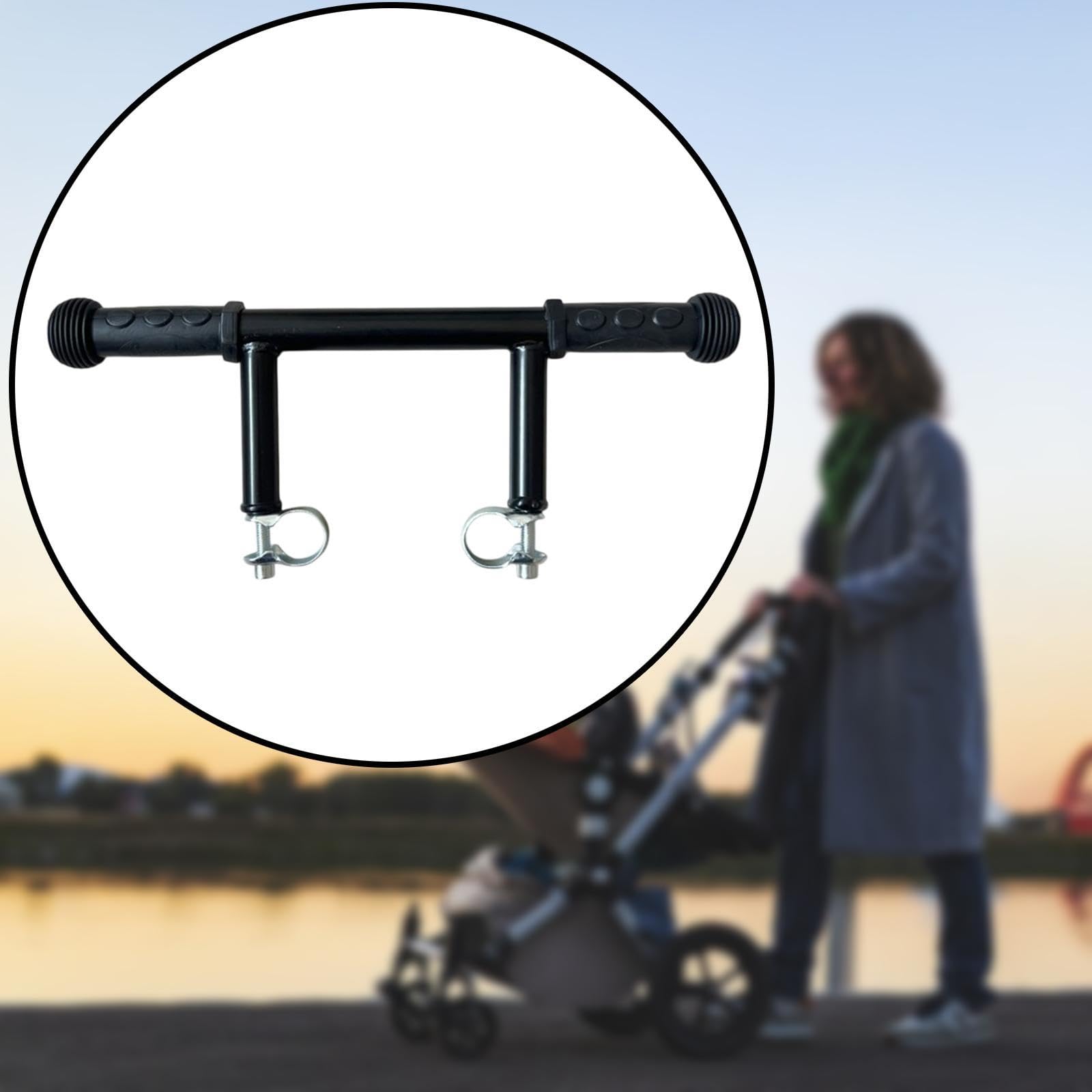Garende Stroller Handle Extender Stroller Handlebar Extender Stroller Extension Bar for Baby Carriages, 1 Clip