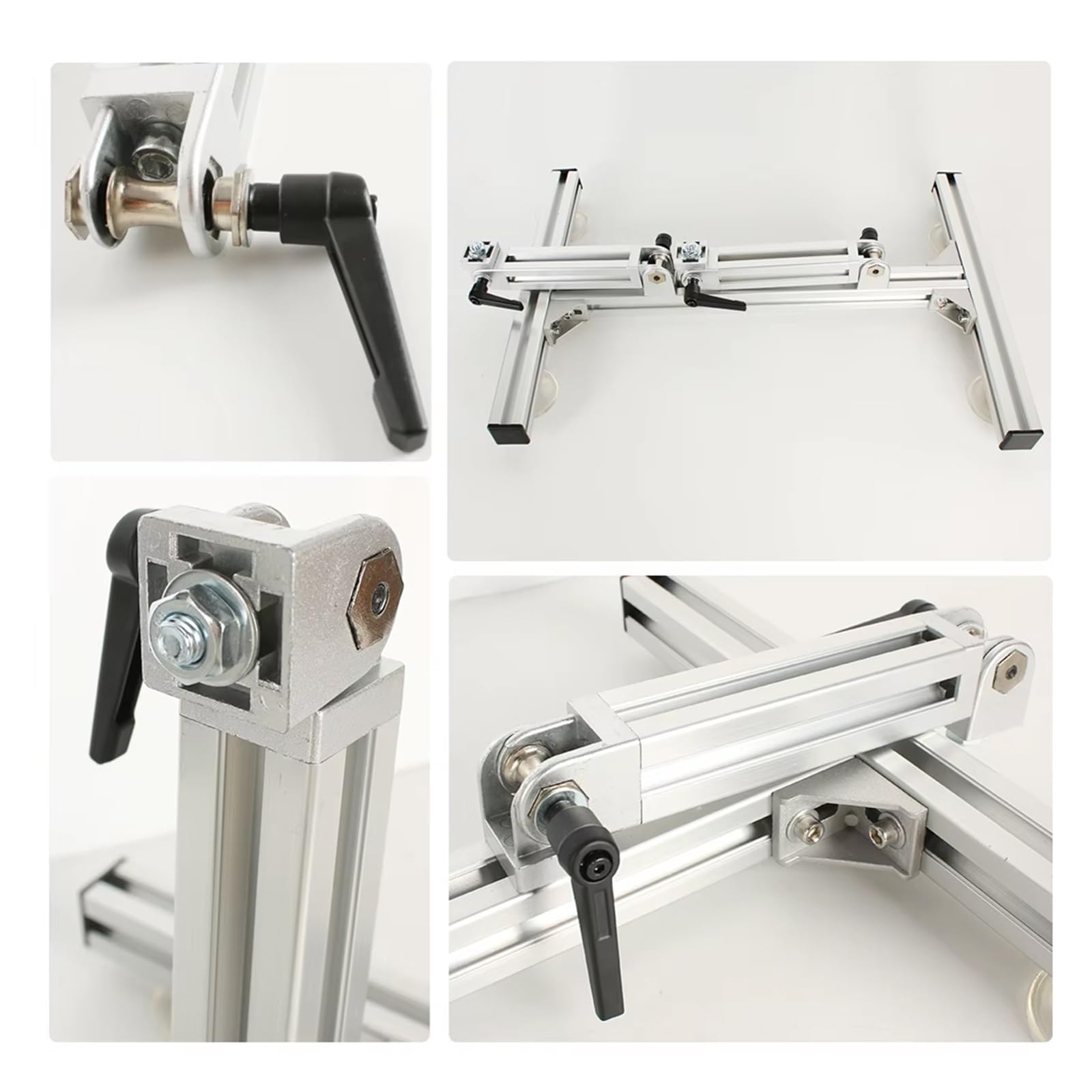 actuador lineal, Soporte De Motor Alternativo Ángulo Ajustable, Bricolaje, Con Doble Columna Y Ventosa For Fijo Movimiento Lineal(One Head)