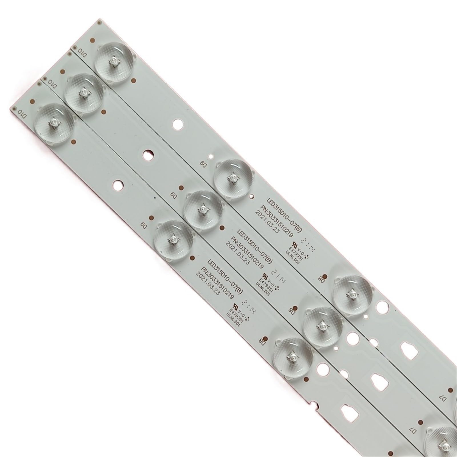 LEDs Backlight Compatible with TV 32PAL535 32e3000b 32E3000C 32G2000MA Le32k5000t Le32k5500t LE32A7100L LE32B8000T LE32B8500T LE32D8810 Color 30 Pieces