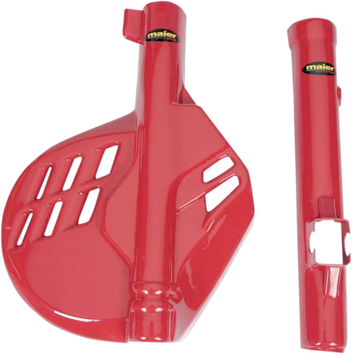 Maier Fork/Disc Guard Red for Honda XR 250L/R 600R 84-00