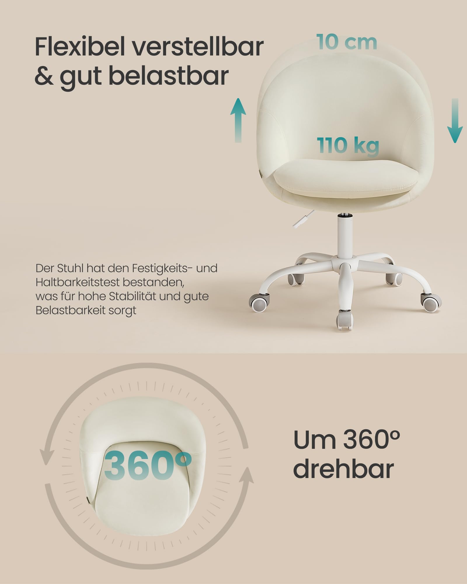 Songmics Homeoffice-Stuhl – Bild 5