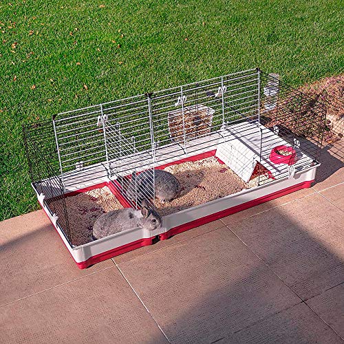 FERPLAST - Caviakooi - Konijnenkooi - Kooi en accessoires inbegrepen - Te openen en modulair 120 x 60 xh 50 CM - Krolik, 120 - Image 5