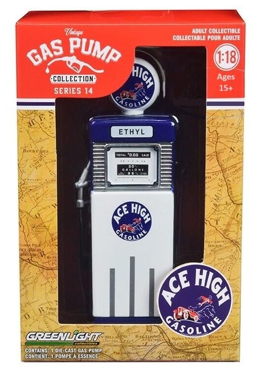 Amazon.com: Greenlight 14140-B Vintage Gas Pumps Series 14-1951
