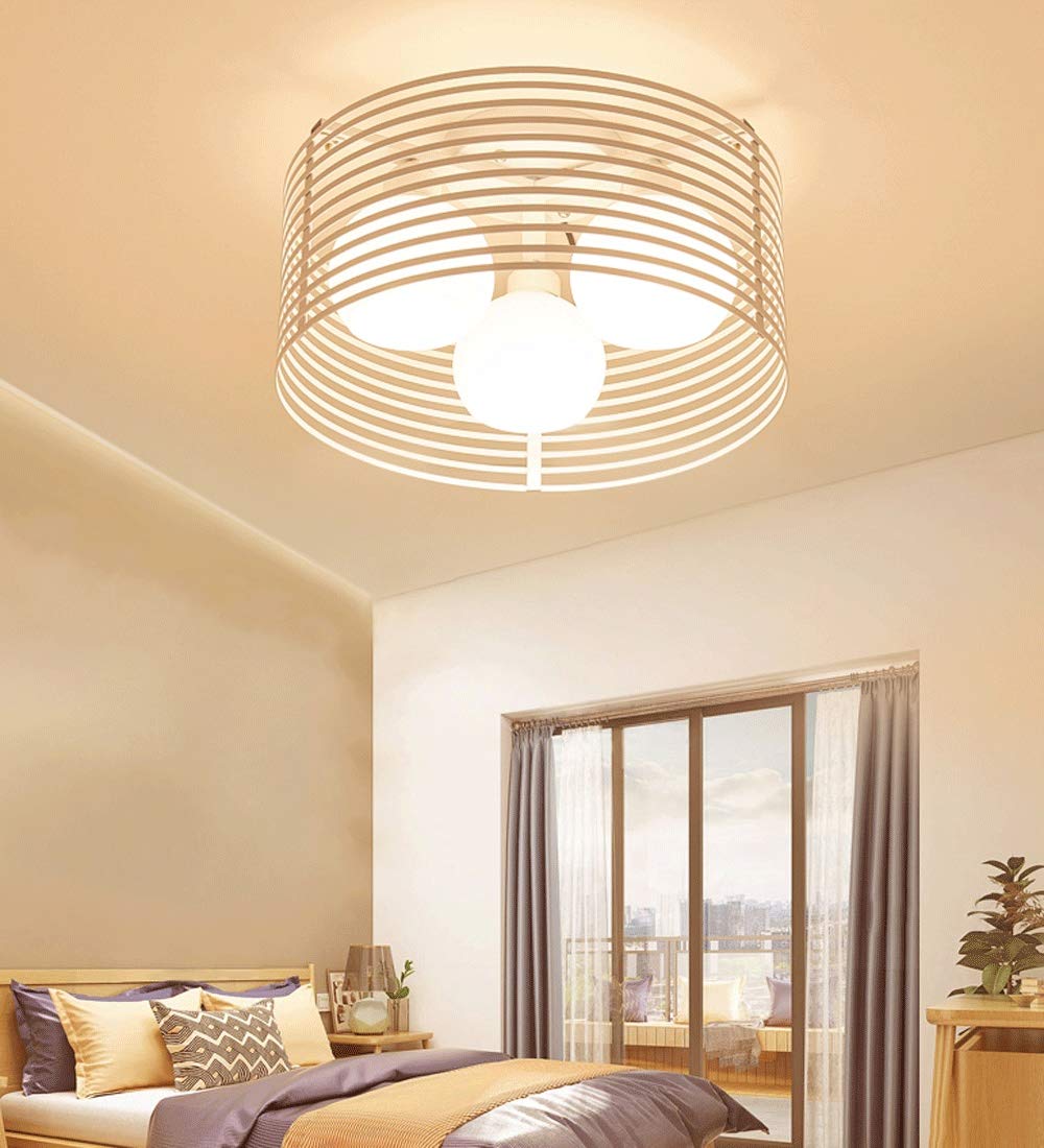SXECAEPS Modern creative chandelier 3 Lights Ceiling Lamp Duplex Building Large Villa Stair Pendant Light Modern Minimalist Staircase Glass Balls E27 Cap (Color : White)