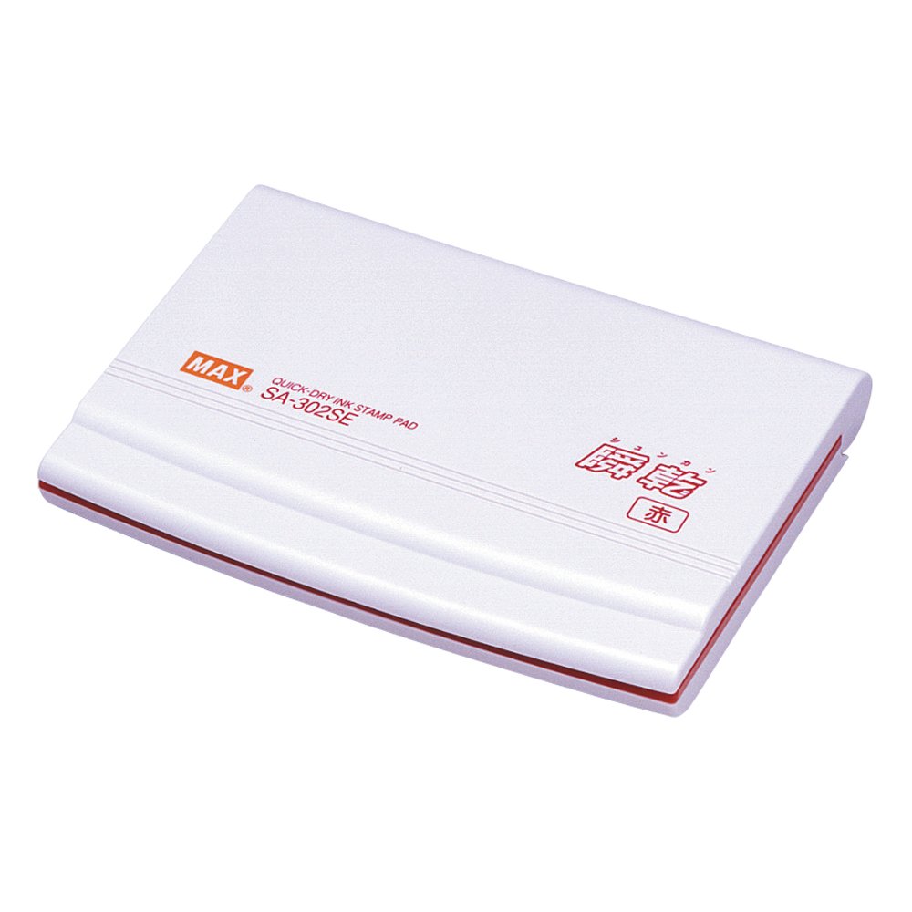 Max instantaneous dry red stamp pad SA-302SE (japan import)