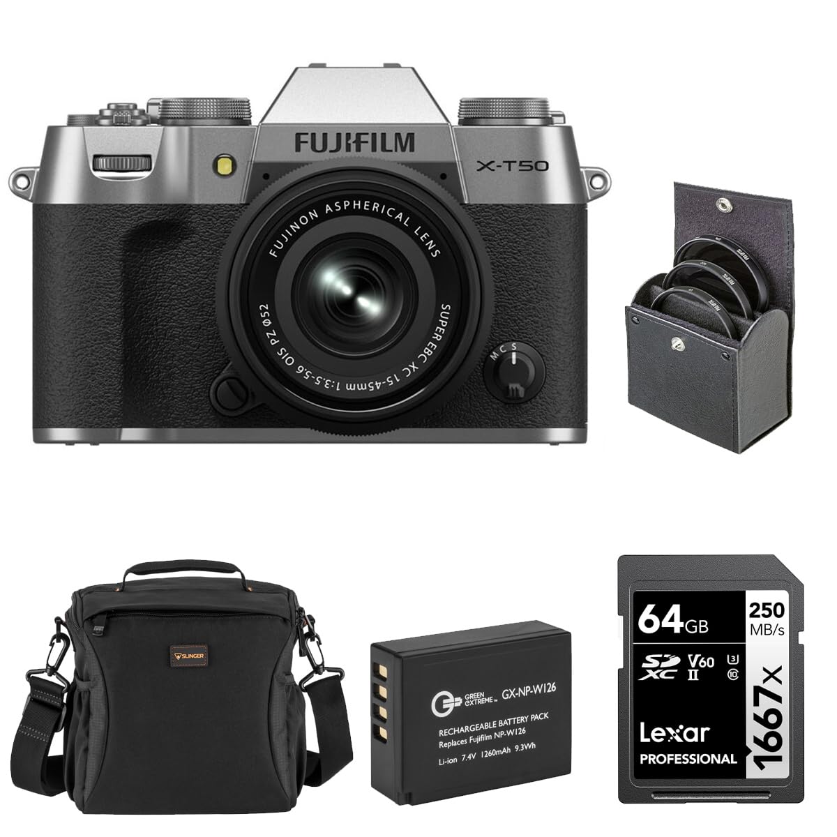 Amazon | Fujifilm X-T50 ミラーレスカメラボディ XC15-45mm F3.5-5.6