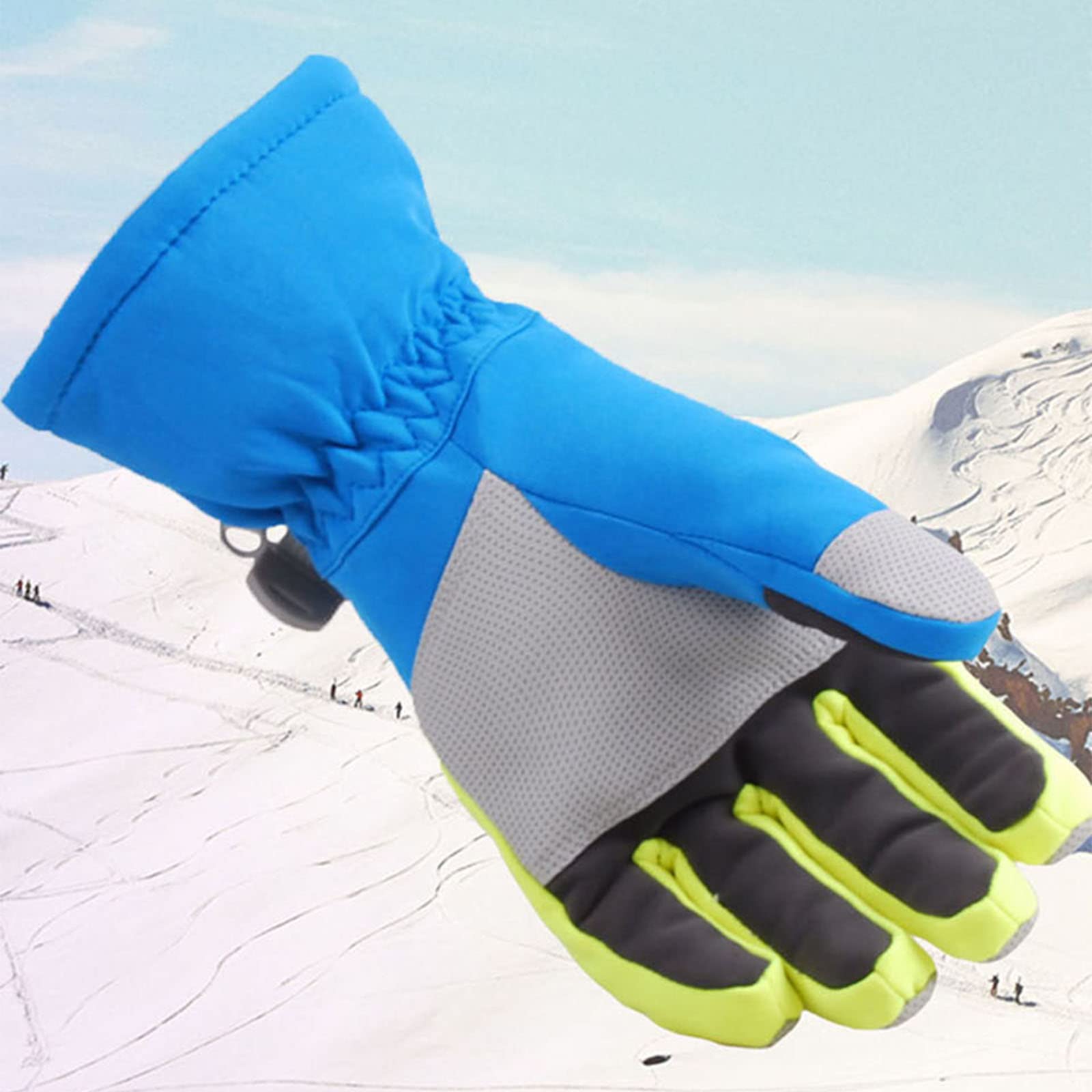 Hiver Chaud Snowboard Ski Gants Imperméable Ski Respirant Épaissir Chaud Mitaines De Neige pour Hommes, Femmes, Enfants