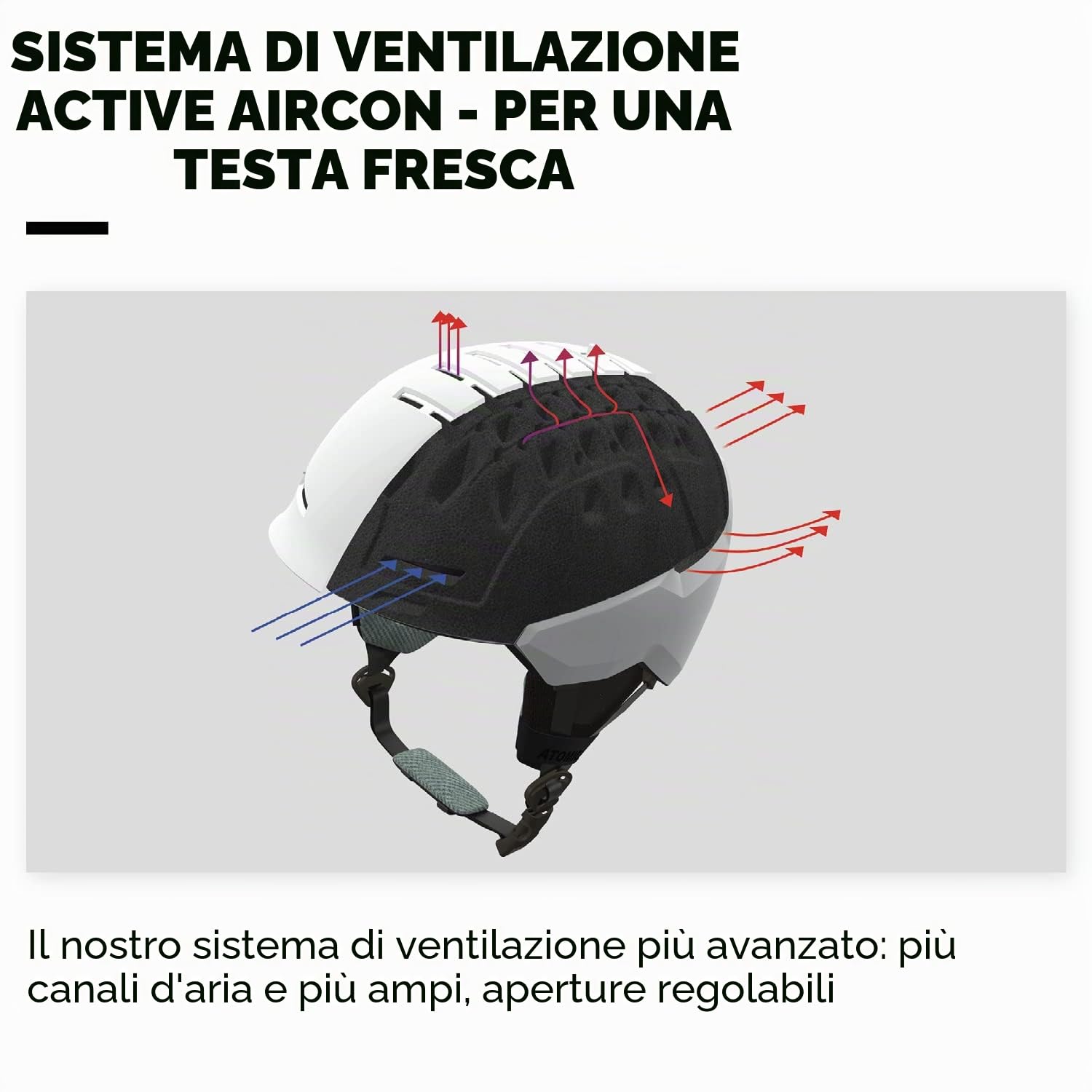 ATOMIC SAVOR VISOR STEREO Casco, 55/59 cm