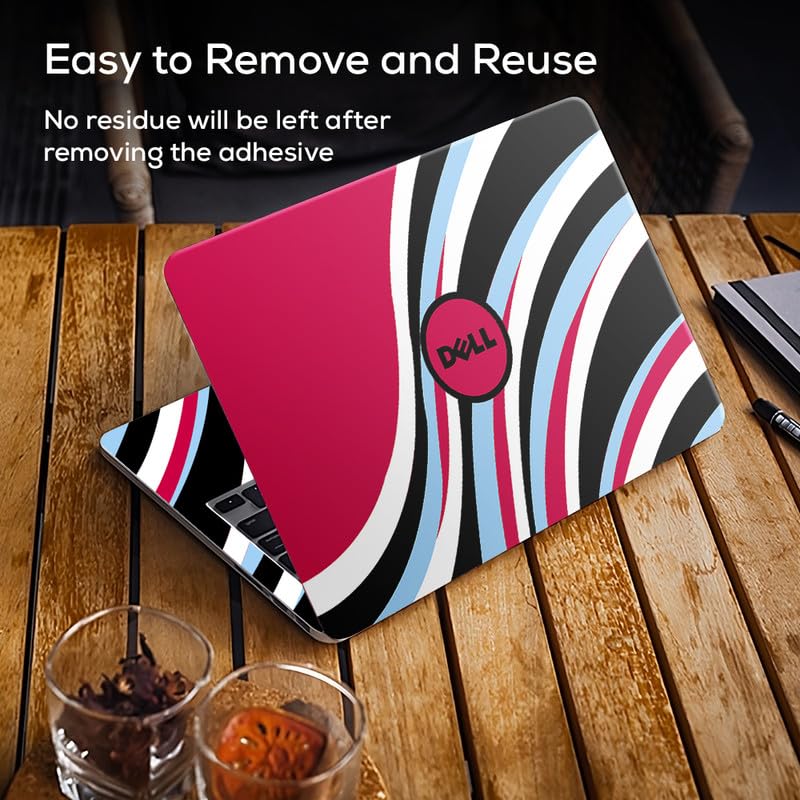 Image of Galaxsia DSGN 298 Full Body Laptop Skin Bubble-Free| Laminated & Removable | HD Quality Sticker for Laptops Upto 15.6 Inches Compatible with DELL
