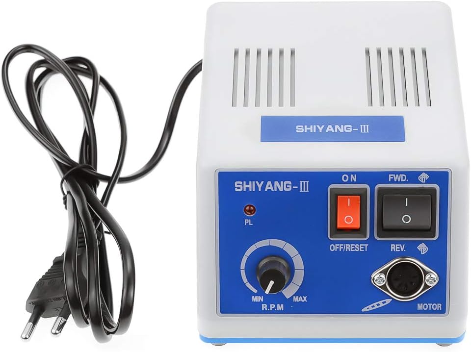 35000 RPM Lab Polishing Micro Motor SHIYANG-III Electric Micromotor Nail Art Polisher (+SDE-H102S)