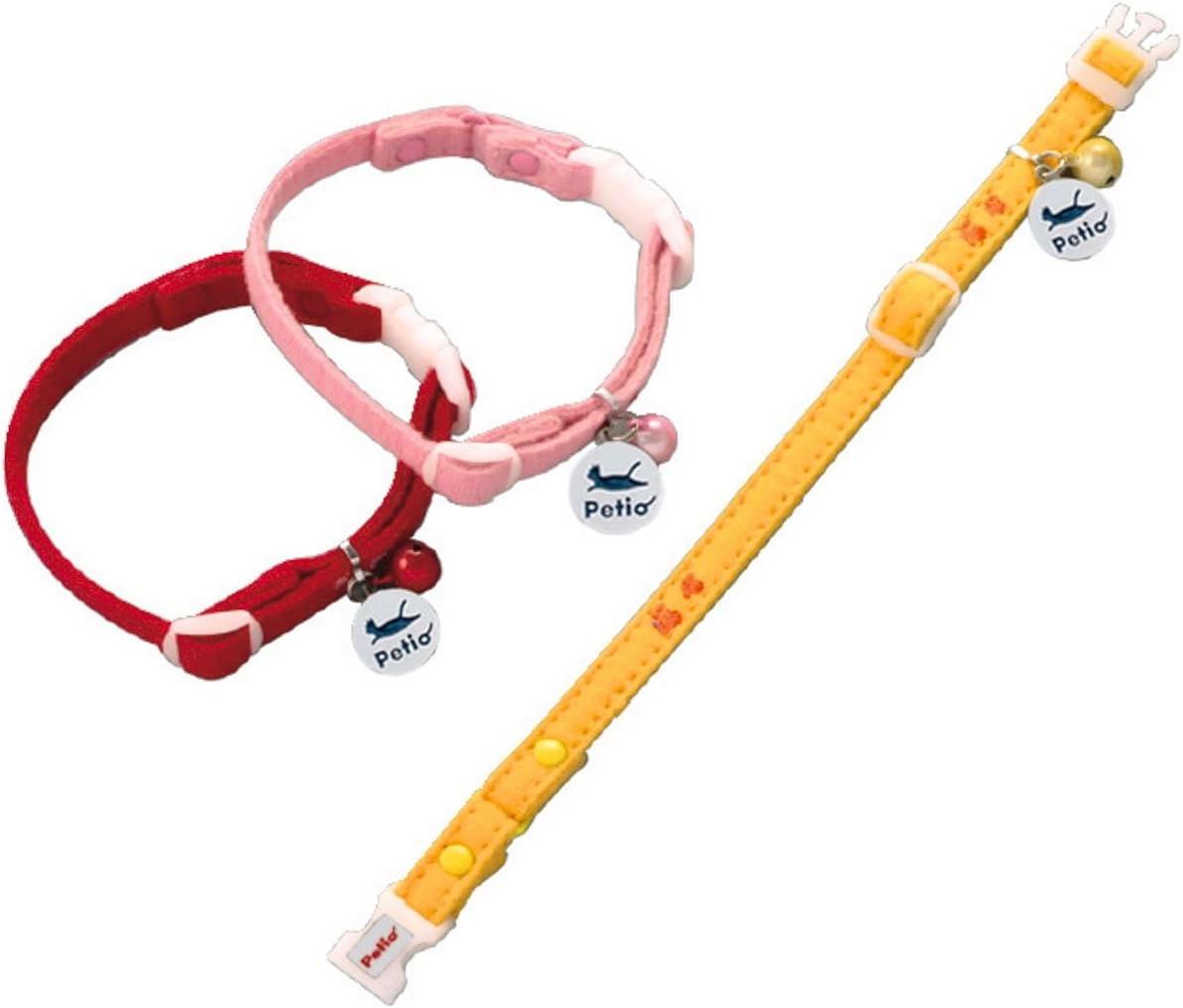 Petio Collar Cat Collar Foot Soft Color Yellow for Cats