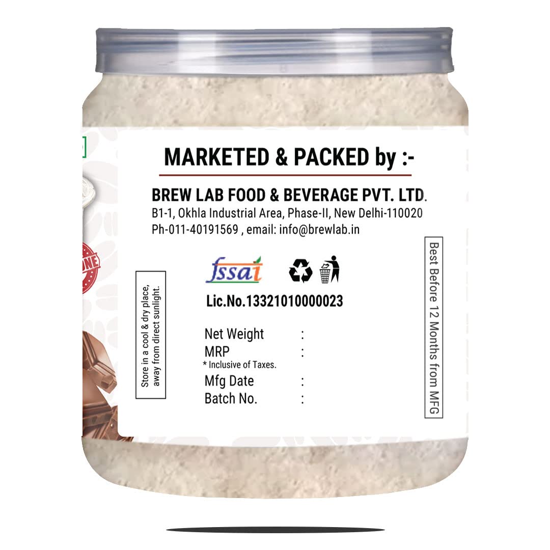 Brew Lab Chocolate Cold Coffee Premix - 250g Instant Coffee Powder (Chocolate Flavoured) 1