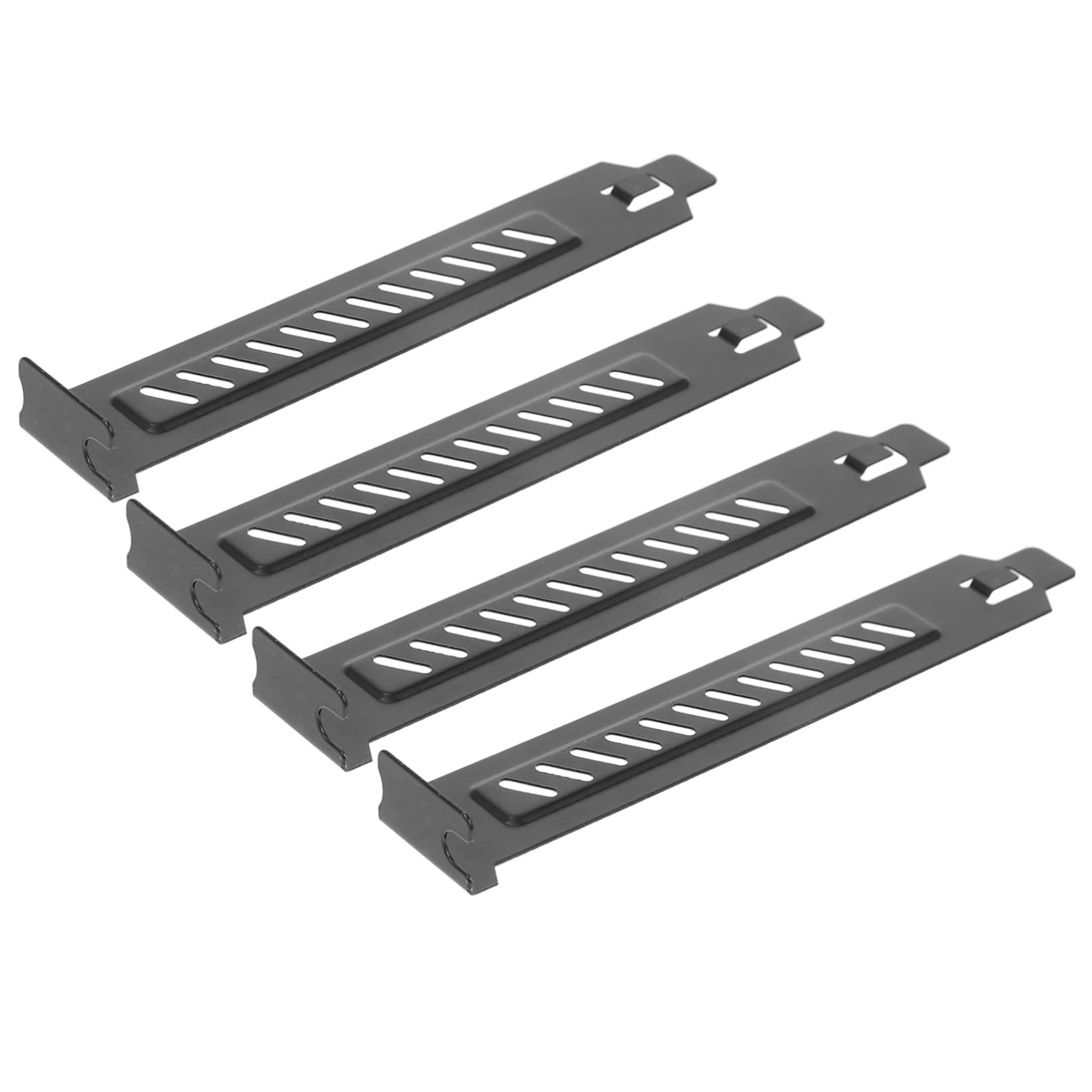 4 Set Piastra Copertura Pci Inossidabile Per Computer Design Con Inclinati Per Dissipazione Calore E Protezione Polvere Compatibile Con Case Standard E Full Profile 20 Pezzi*4