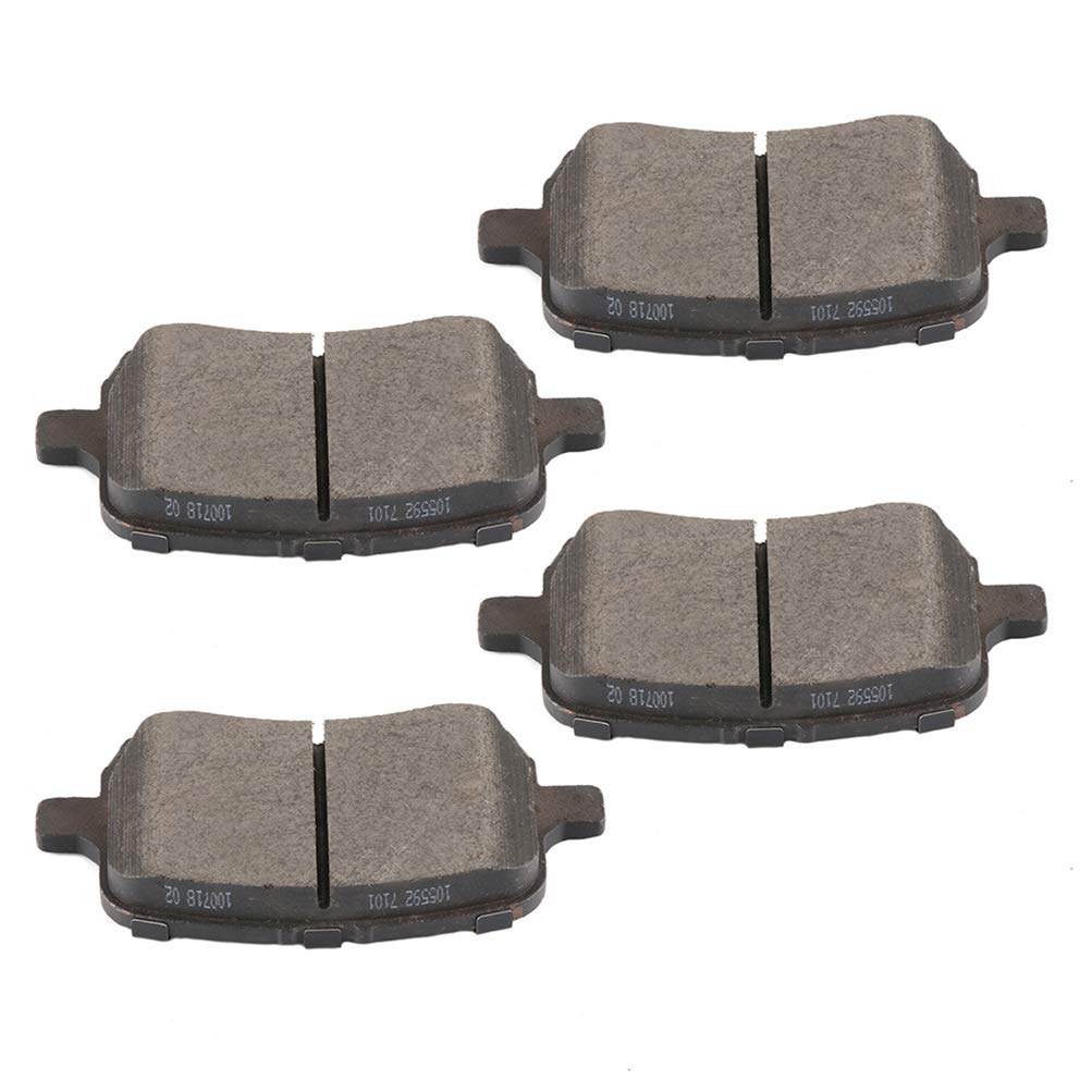 BRAKEUS Front Quiet D1160 Brake Pads Kits Replacement for Chevy Cobalt,HHR,for Malibu,for Pontiac G5,G6,Pursuit,Solstice,for Saturn Aura,Ion,Sky