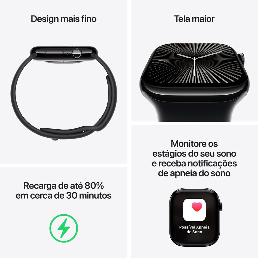 Review Apple Watch Series 10: Descubra por que ele é seu novo aliado fitness! 5 61QXfgL4O6L. AC SL1000