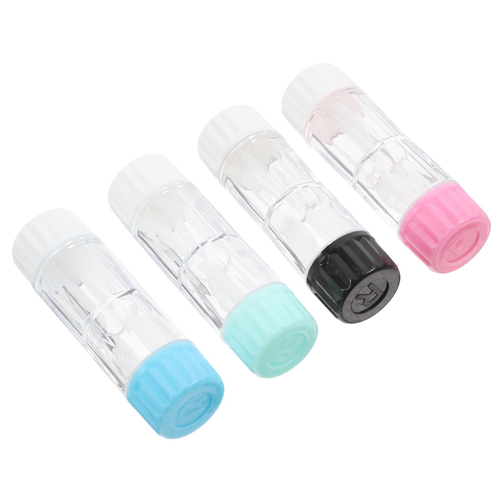 OATIPHO Mini Travel Lens Case Hard Lens Storage Box Compact Protective Holder for Rgp and Easy to Carry, As Shown