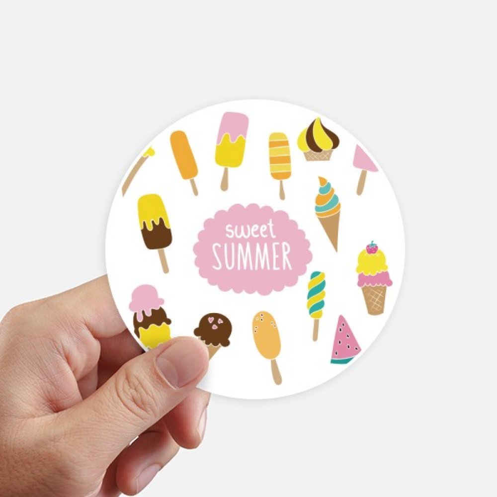 Stickers crème glacée 10cm pour personnaliser une valise facilement