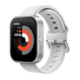 CMF 2025 Upgrade Watch Pro Smart Watch, Fitness Tracker,1.96" AMOLED Display,Bluetooth Calls with AI Noise Reduction,13 Days Long Battery,IP68 Water Resistance (Silver)