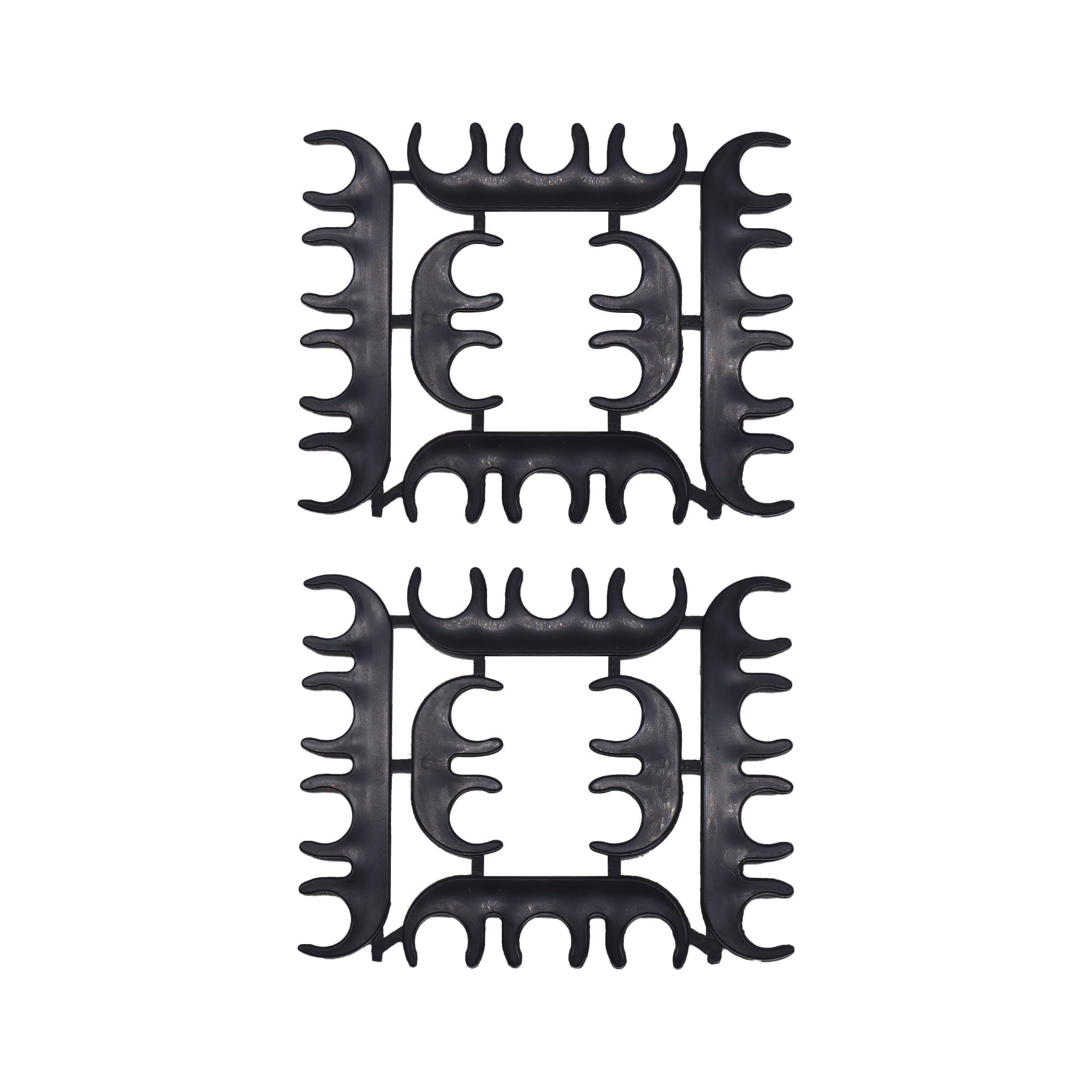 12 PCS Spark Plug Wires Separator Divider Kit Ignition Wire Separators Holder Black Wire Loom Replacement for ‎BB-10205006