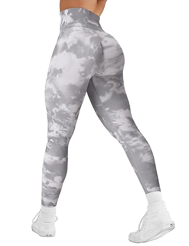 YEOREO Workout Leggings for Women Jada Scrunch Butt Lifting Leggings Seamless Screen Print Gym Yoga Pants