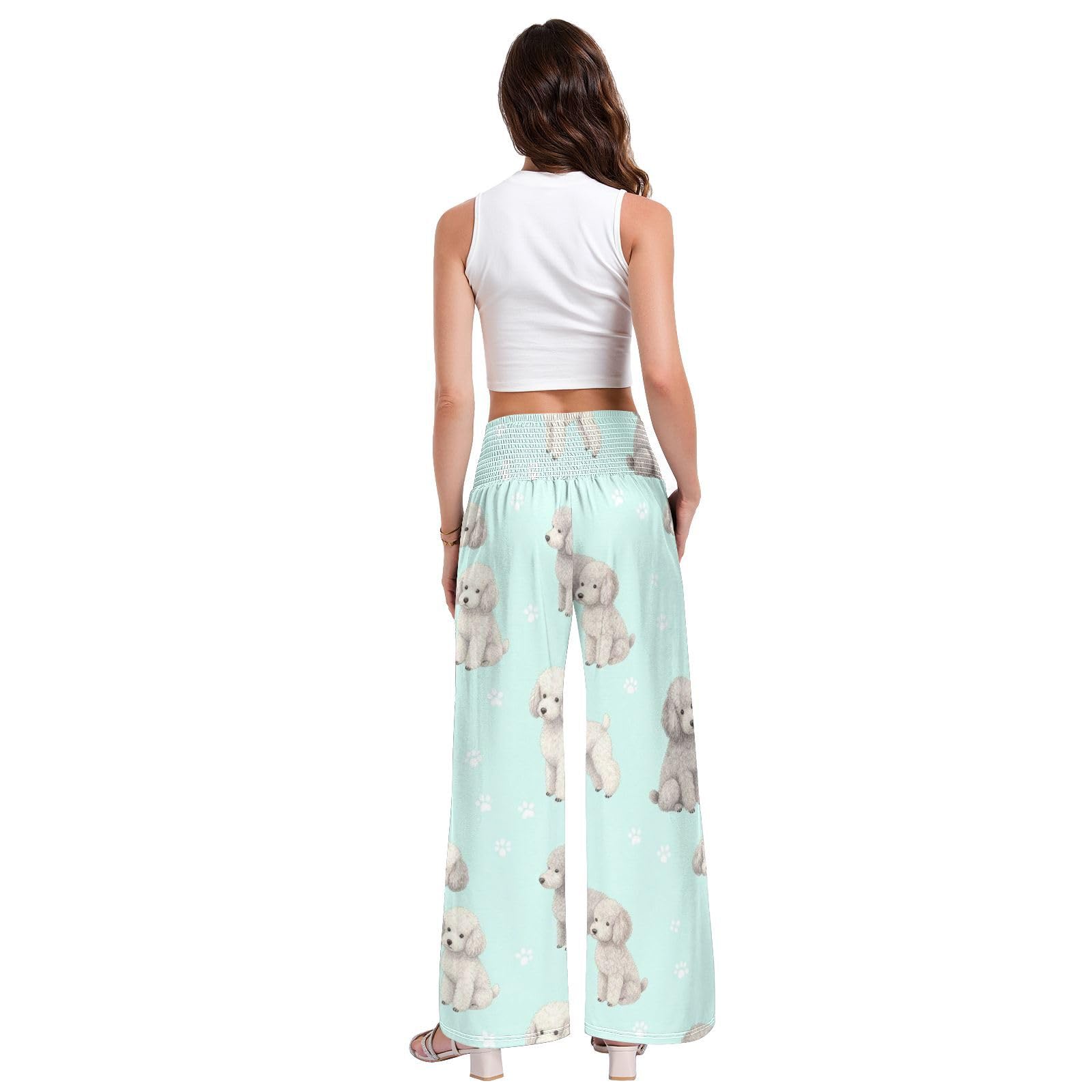 Terrier Mist - Pantalones largos casuales para mujer, resistentes a las arrugas, pantalones casuales de viaje