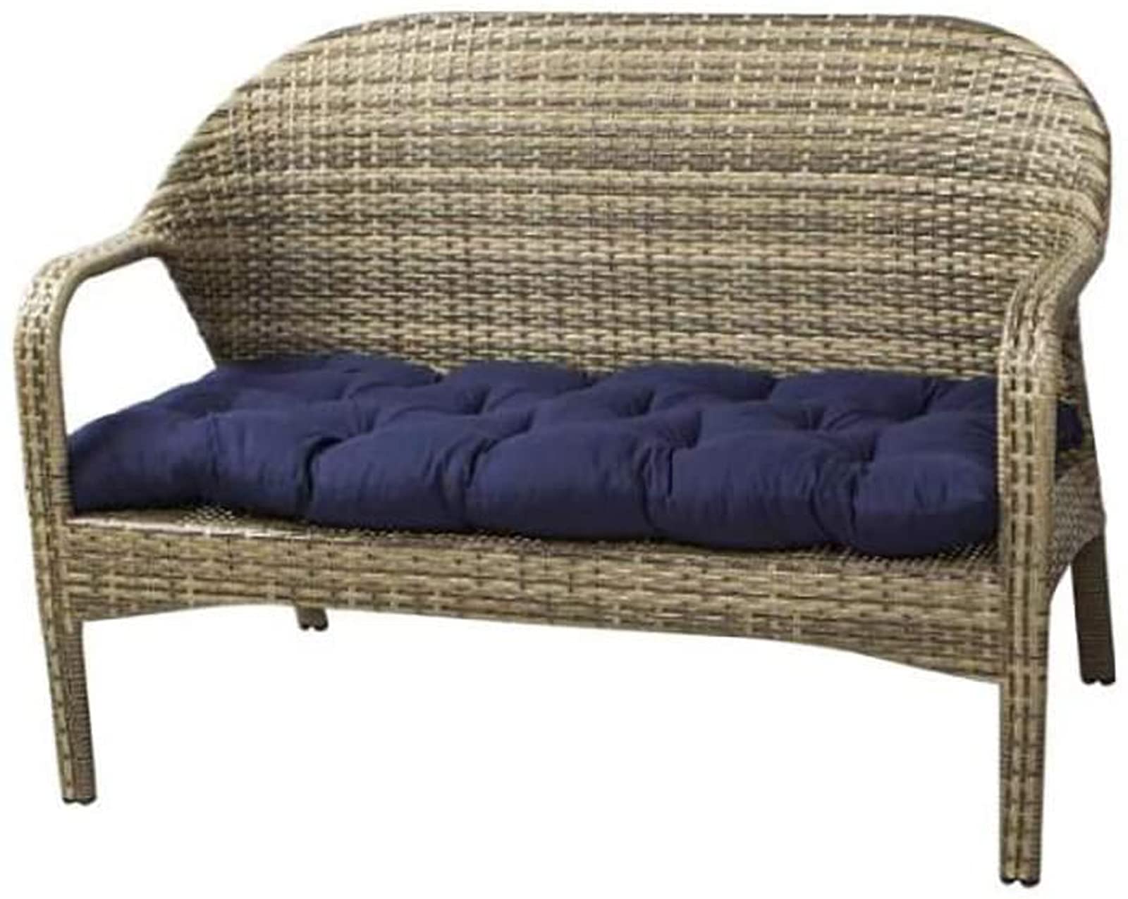Cojín para columpio y banco de madera exterior ideal para tardes de relax en terrazas