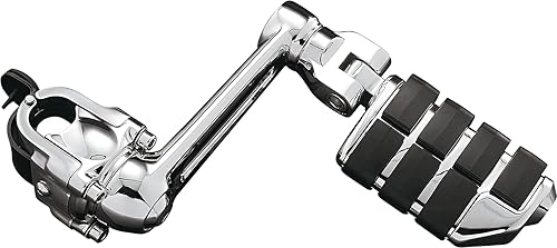Kuryakyn Control de pie de motocicleta 4050: Ergo Cruise Mounts con clavijas ISO dobles para Honda Gold Wing GL1500 y Valkyrie 1997-2004, cromado, 1
