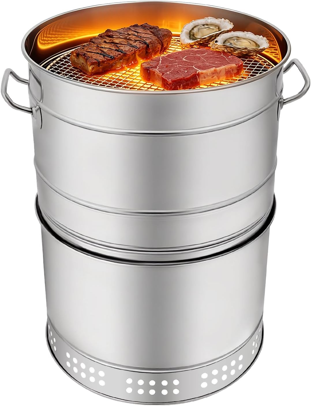 Ginelm Portable Charcoal Grill Review: Best Stainless Steel BBQ for Backyard BBQs & Patio Grilling