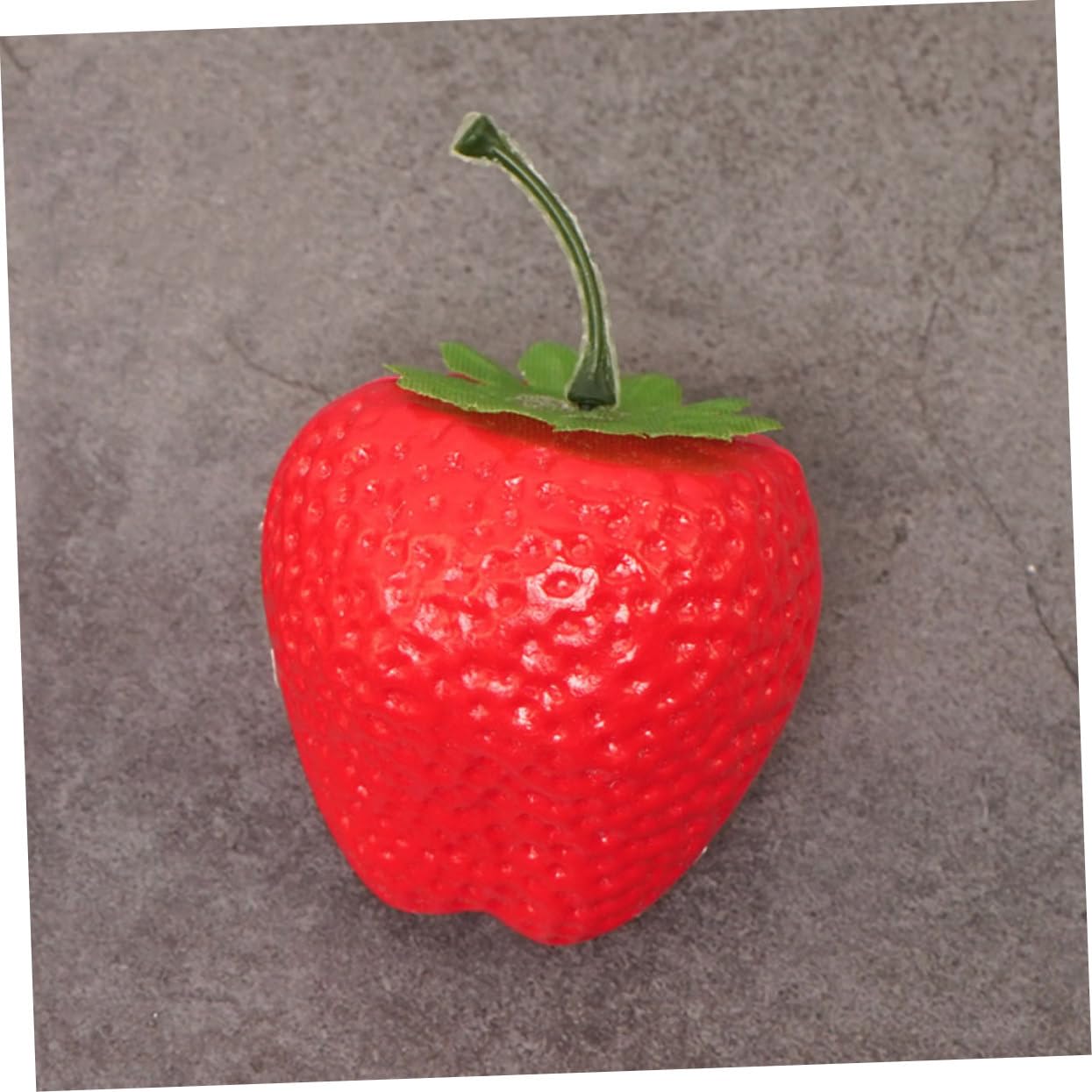 DECHOUS 4 Sätze Simulation Große Erdbeere Gefriergetrocknete Erdbeeren Erdbeersamen Künstliche Erdbeeren Attrappen Für Desserttische Lebensechte Früchte Gefälschte Erdbeere Rot 4 Stück * 4
