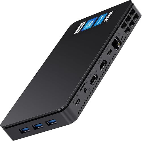 MeLE Overclock3C Mini PC con Windows 11 Pro Micro PC Celeron N5095 (4C4T, hasta 2.9 Ghz, TDP 15W) 8 GB DDR4 256 GB ROM computadora de escritorio