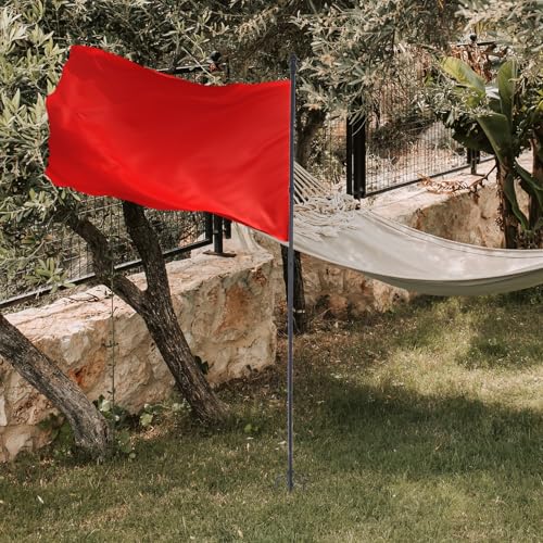 Mât de drapeau en acier inoxydable POPETPOP support robuste extérieur pour cour d'école - 7