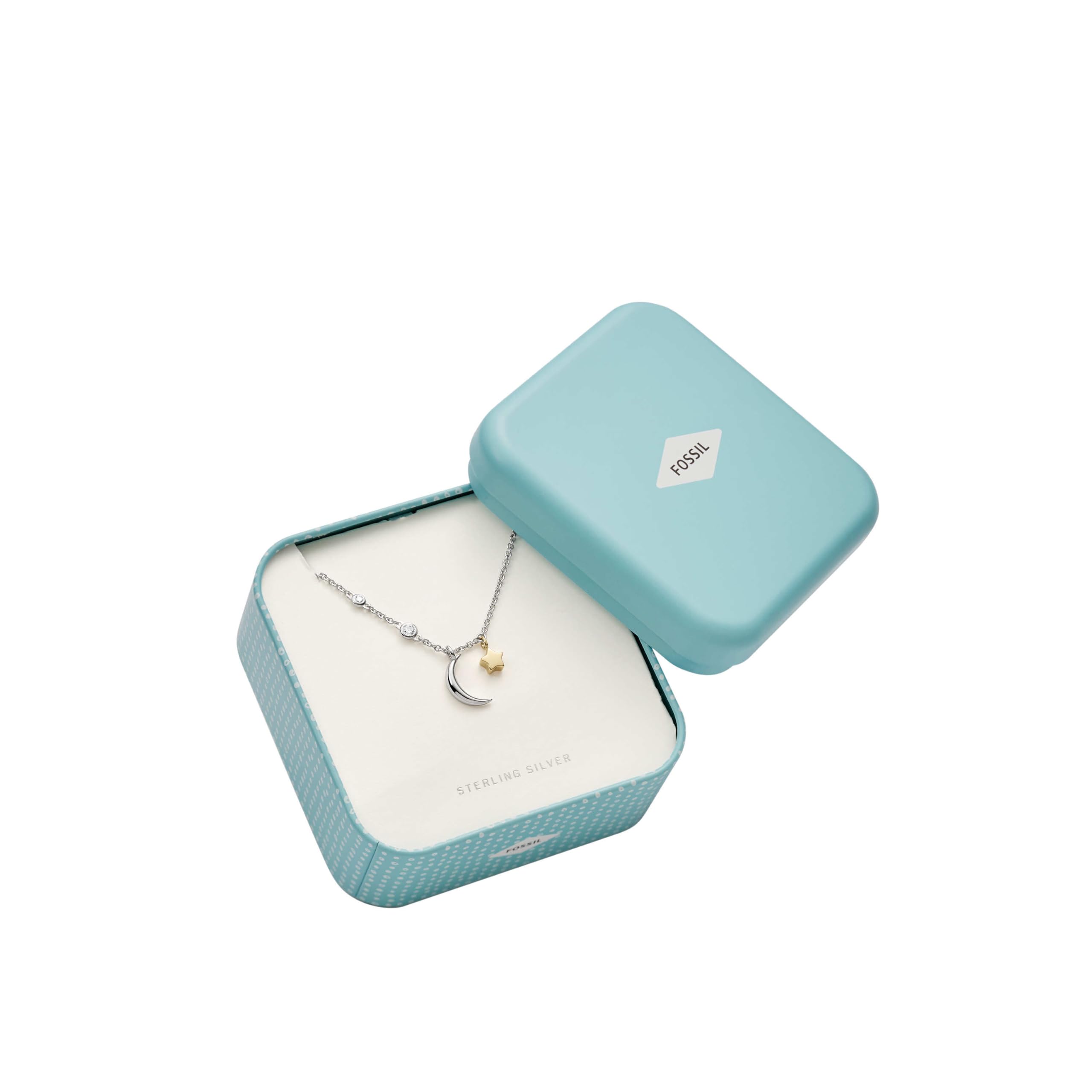 Fossil Collana Da Donna In Argento Sterling