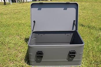 アルミコンテナ 50L グレー 限定カラー キャンプ アウトドア 新品 Amazon｜CHANODUG OUTDOOR 新色 マットグレー スタッキング