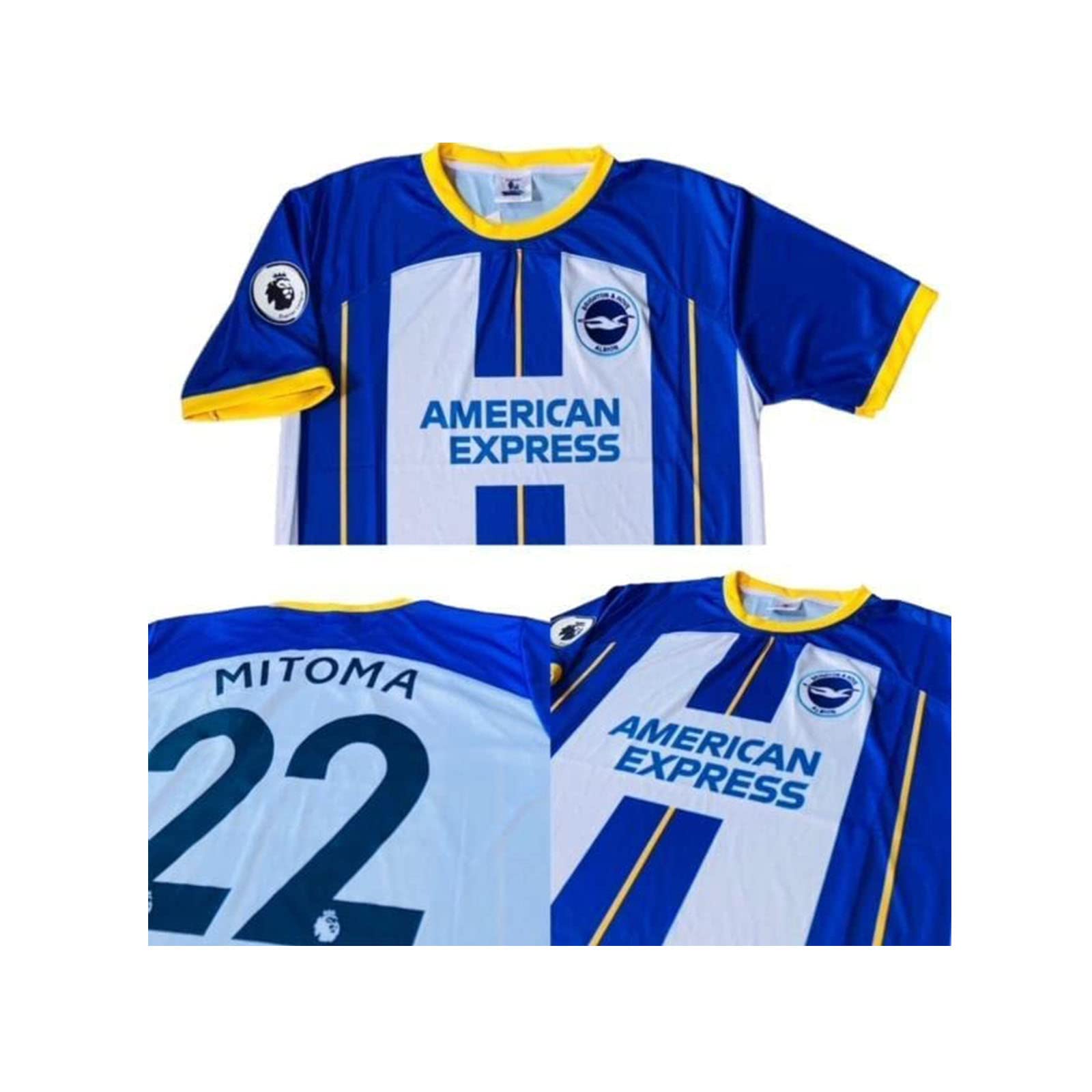 【大人気商品！1日限定値引き中】 ブライトン MITOMA 22番 シャツ Amazon | BANGXIONG 三笘薫 サッカーユニフォーム ブライトン