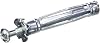 Molly M14250PB-XJ 50 Piece Metal Dowels 4 x 46 mm + Screws - Hollow Materials - Pro Packaging, Grey, Set of 100 Pieces