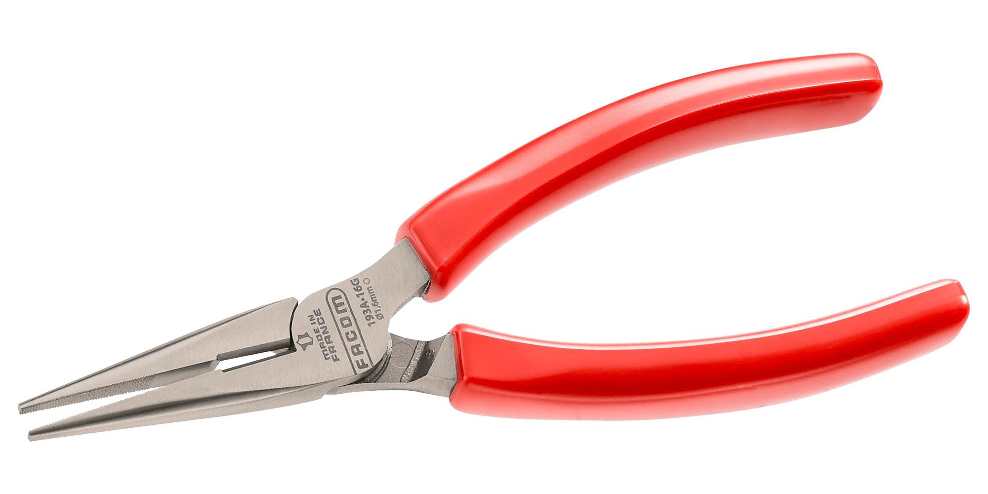 PLIER, punta corta media redonda, 160 mm, juego de alicates, 1 unidad | 193A.16G