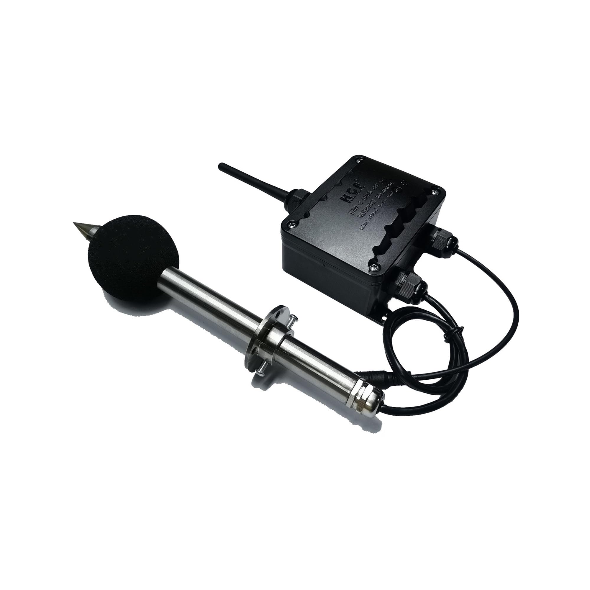 Noise Sensor Outdoor-Lärmmonitor, Langer Stab, hochpräzise Schall-Dezibel-Sondenerkennung, Sensor-Terminal, Industriequalität 868 MHz