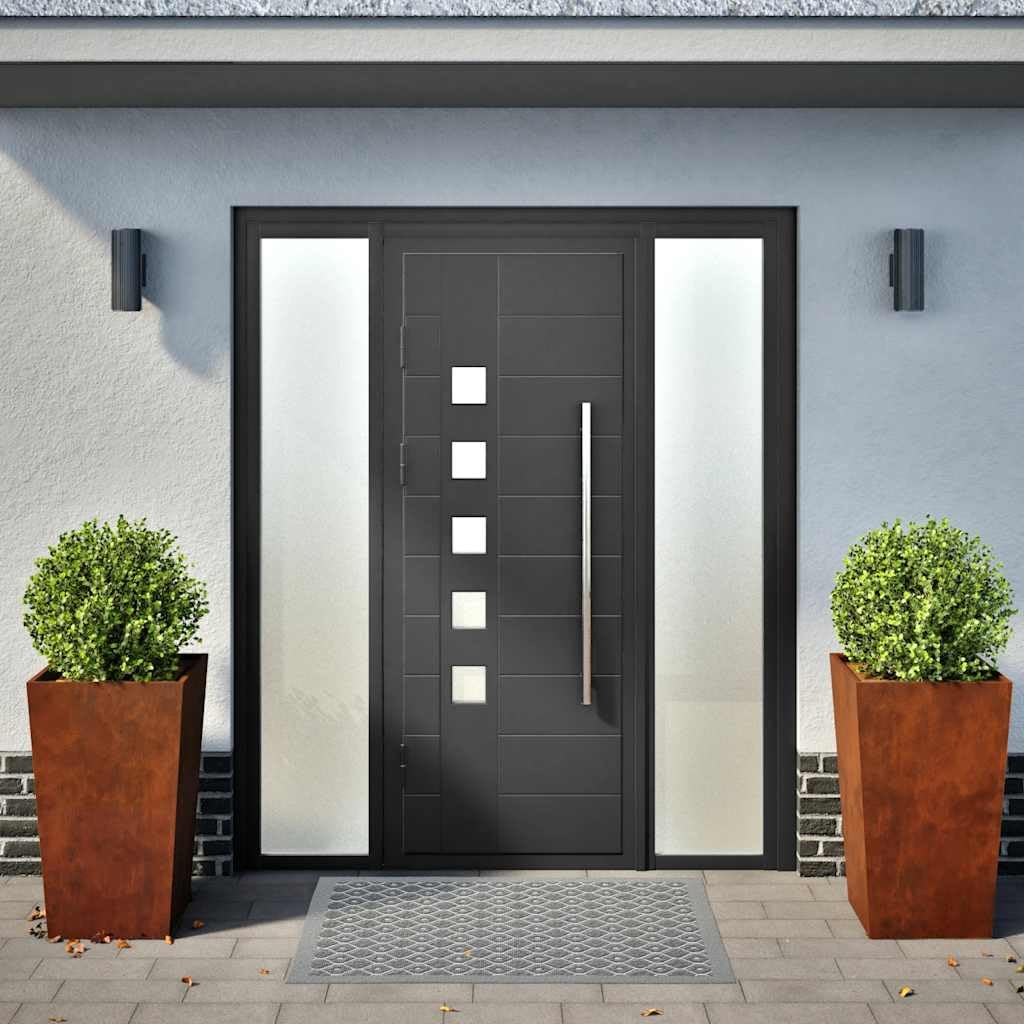 Donice ogrodowe 2 szt. 45x45x75 cm Stal kortenowska Podwyższone donice z cor-ten do ogrodu balkonu tarasu Odporne na rdzę Duża pojemność na rośliny kwiaty zioła
