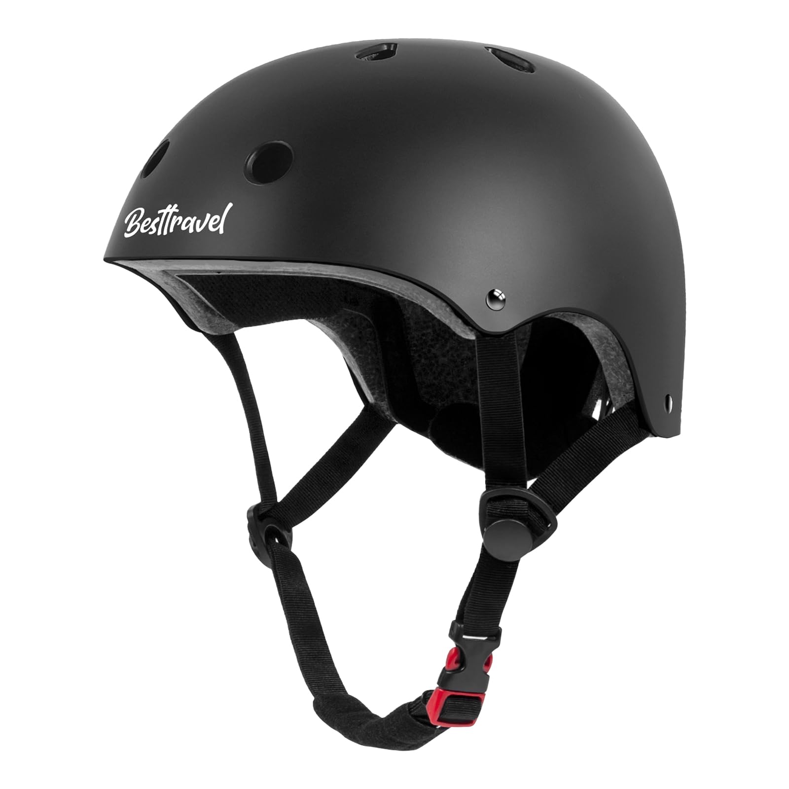 Besttravel Kids Helmet, Toddler Helmet Adjustable Toddler Bike Helmet Ages 3-8 Years Old Boys Girls Multi-Sports Safety (Carbon Black 2.0, XS/S 48-54cm) โ image 1