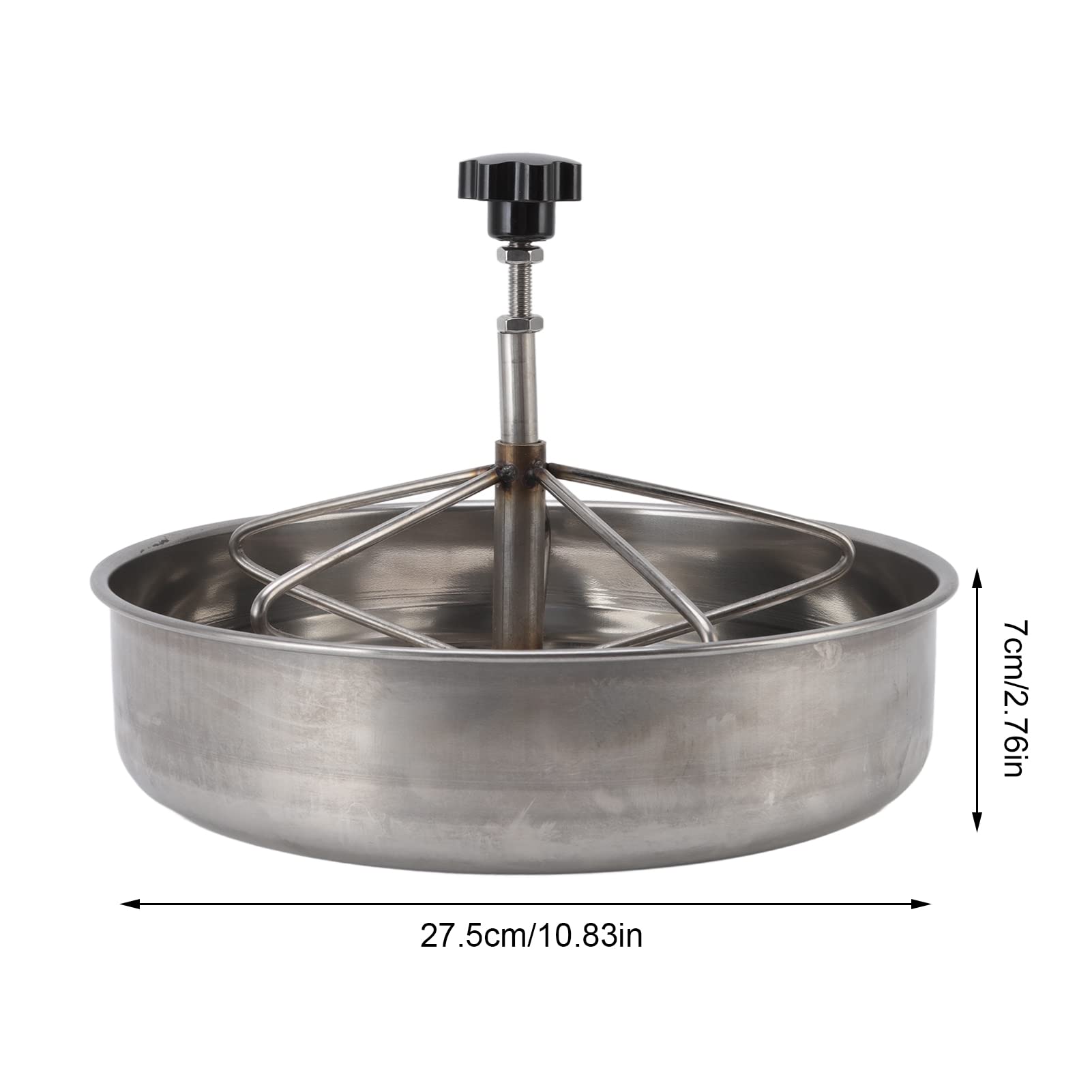 Comedero para Cerdos, 2 Piezas Bebedero para Pollos de Acero Inoxidable Comedero para Pollos Comedero para Cerdos Comedero para Patos Comederos de Agua para alimentación de Ganado (l)