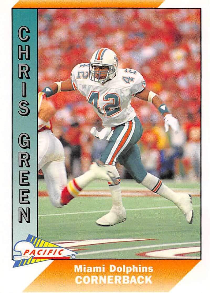 Amazon.com: 1991 Pacific Football #609 Chris Green Miami Dolphins Official  NFL Trading Card : Collectibles & Fine Art